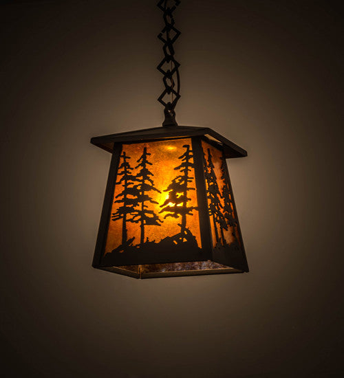 7 Square Tall Pines Pendant