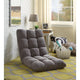 Loungie Supersoft Folding Adjustable Gaming Recliner Chair, Gray
