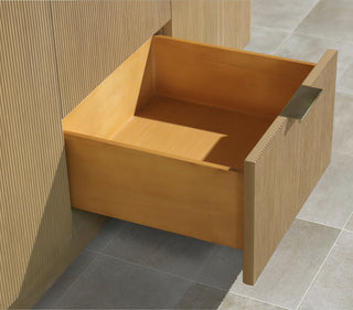 Ari Kitchen and Bath Calamigo 60" Freestanding Bathroom Vanity Oak