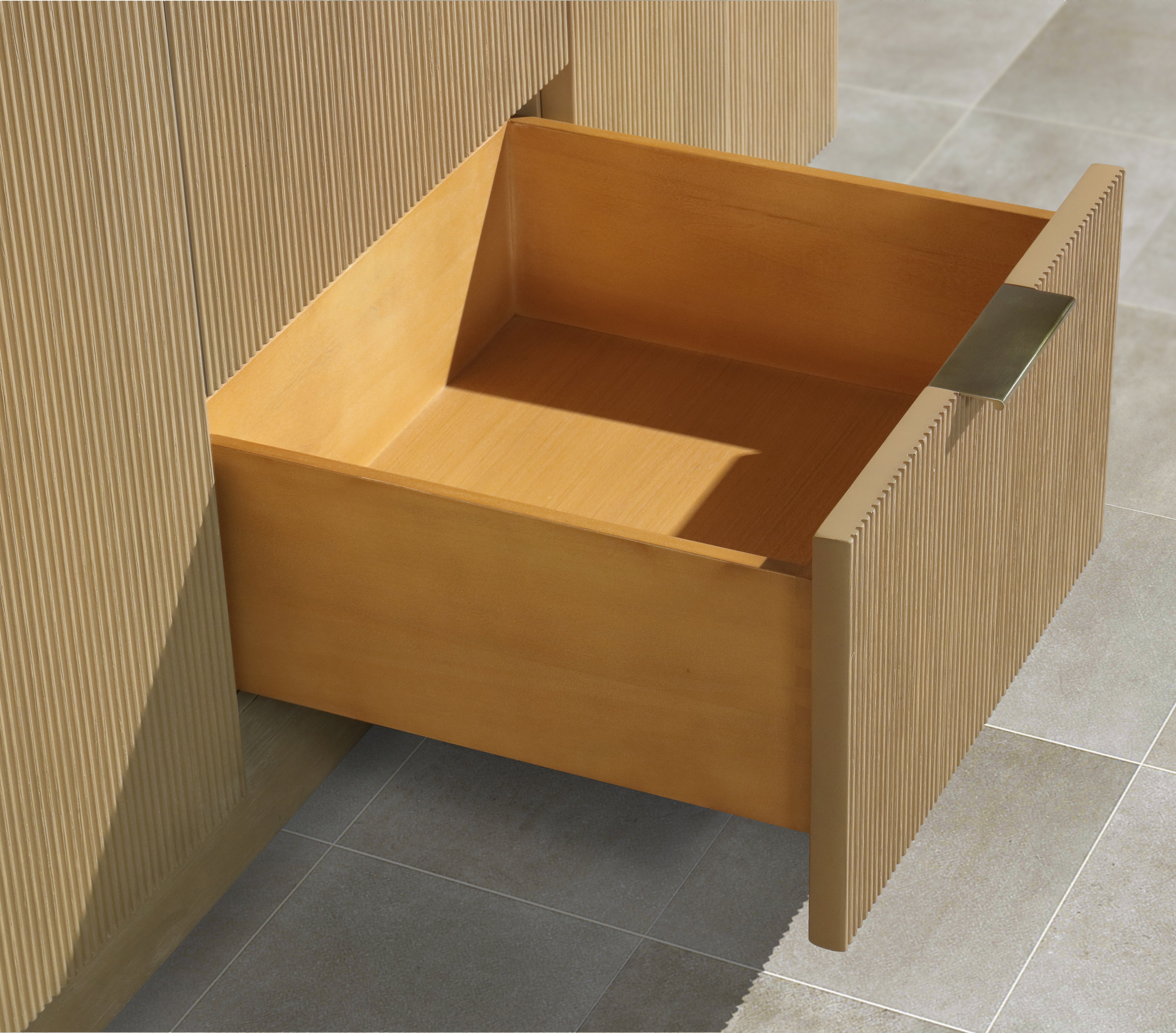 Ari Kitchen and Bath Calamigo 60" Freestanding Bathroom Vanity Oak