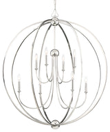 Crystorama Lighting Group 2246_NOSHADE Sylvan 8 Light 40"W Taper - Polished