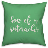 Peace, Light Green 18x18 Throw Pillow Cover