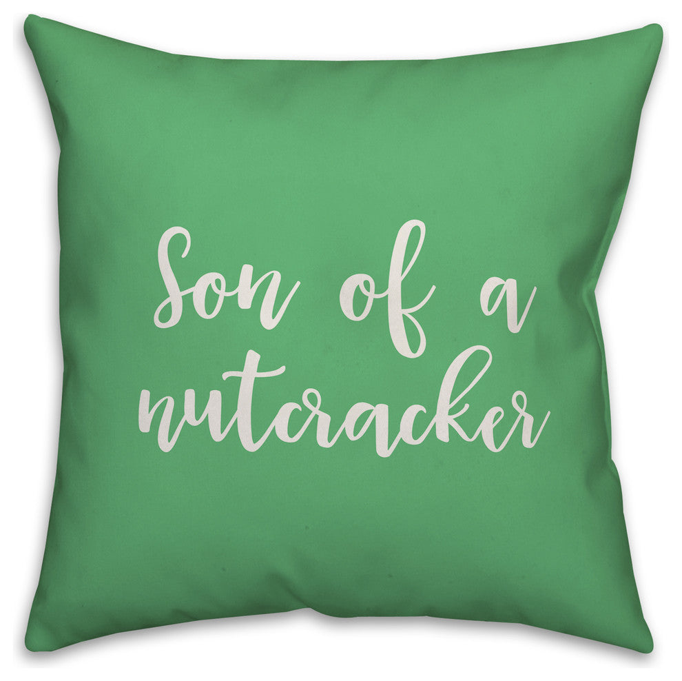 Peace, Light Green 18x18 Throw Pillow Cover