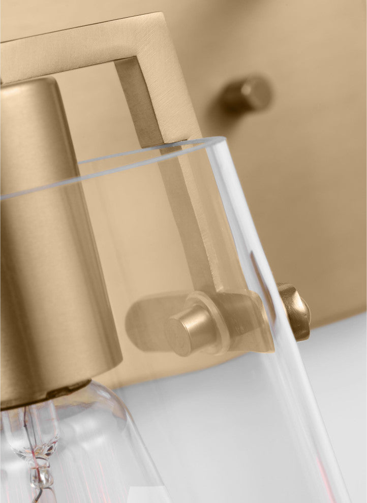 Crofton 4 Light Bath, Satin Brass