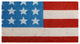 Rubber-Cal "Stars and Stripes" - Patriotic Coir Doormats - 18"x30"