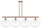 Innovations 516-4I-AC-G652-12-LED 4-Light Island Light, Antique Copper