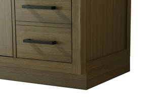 Home Living 54" Single Bathroom Vanity, Chestnut Brown