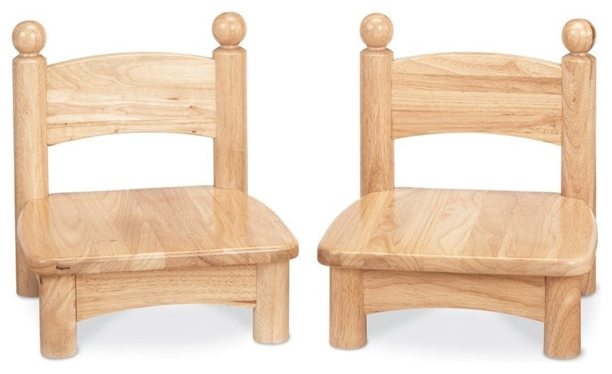 Jonti-Craft Wooden Chairs, Set Of 2, 7" Seat