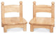Jonti-Craft Wooden Chairs, Set Of 2, 7" Seat