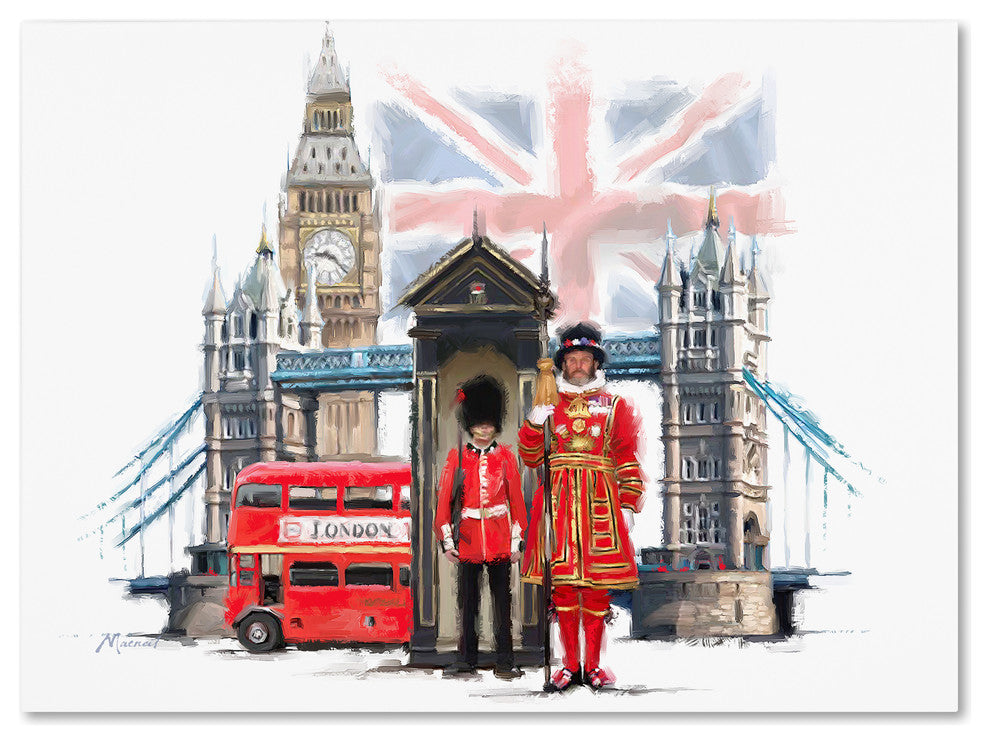 The Macneil Studio 'London' Canvas Art, 14" x 19"