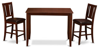 3-Piece Counter Table Set, Counter Table, 2 Counter Chairs.