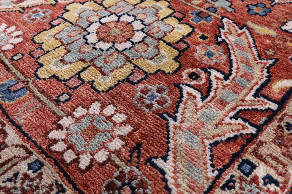 Handmade Persian Fine Serapi Wool Rug 7' 11" X 10' 0" - Q14687