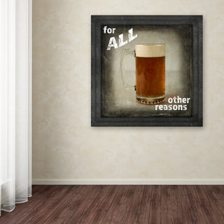 LightBoxJournal 'Dorm Room Pub Only Other Reason' Canvas Art, 35" x 35"
