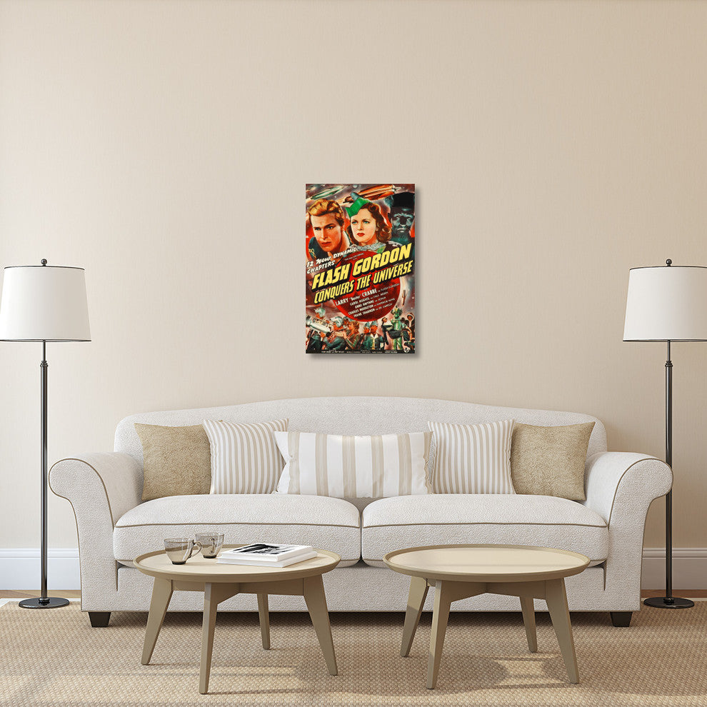 "Flash Gordon Conquers the Universe" Canvas by Hollywood Photo Archive, 23x36"