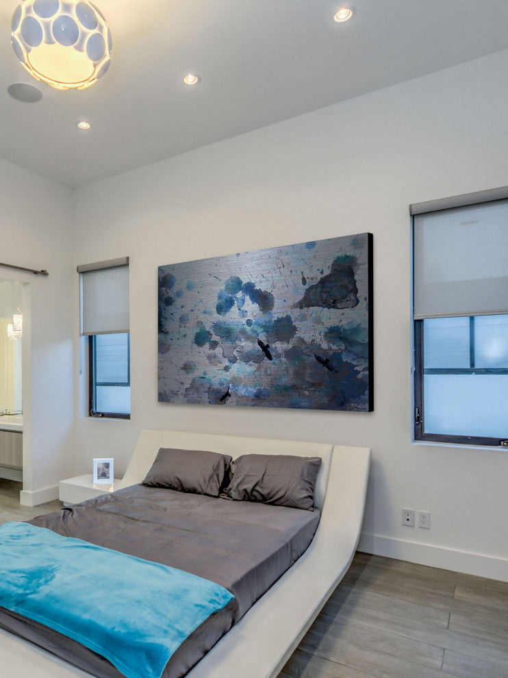 "Indian Wells" Print on Brushed Aluminum, 36"x24"