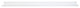 InPlace Picture Ledge Shelf, White, 47.24"x4"x3.5"