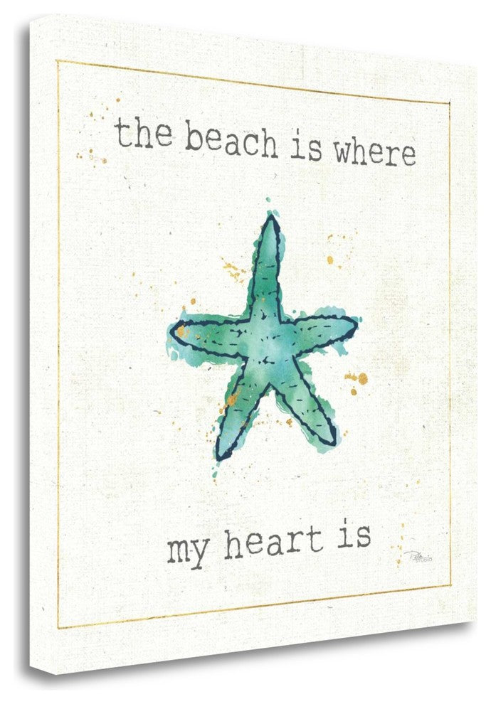 "Sea Treasures III" By Pela Studio, Giclee Print on Gallery Wrap Canvas