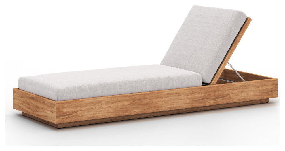Kinta Outdoor Chaise Lounge-Stone Grey