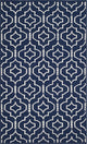 Safavieh Dhurries DHU637D 6'' Round Navy Rug
