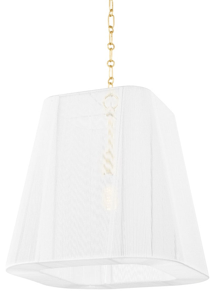 Verona Beach 1-Light Large Pendant Aged Brass