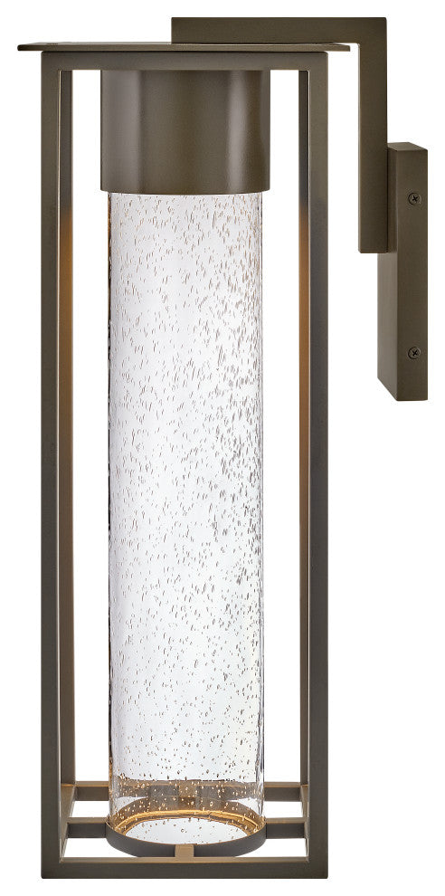 Hinkley Coen Large Wall Mount Lantern, Oil Rubbed Bronze