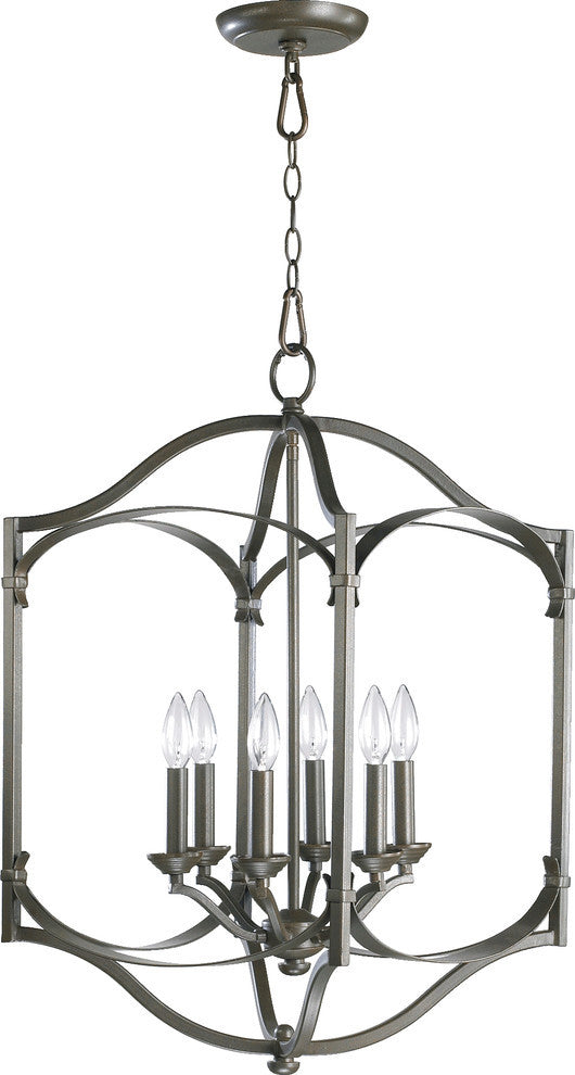 Atwood 6-Light Entry, Oiled Bronze