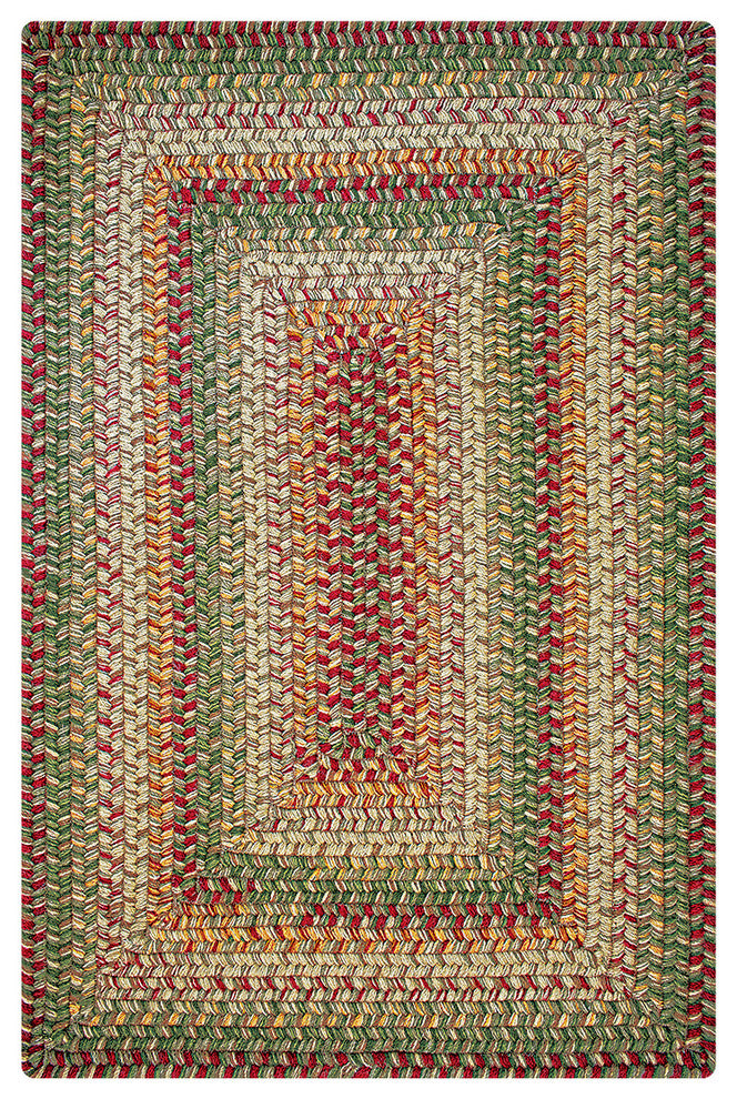 Homespice D"cor Heartland Wool Braided Rug 4 x 6' Rect.