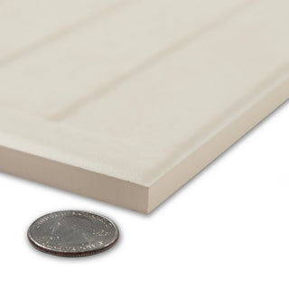 Habanera Decor Bone Fluted Ceramic Wall Tile