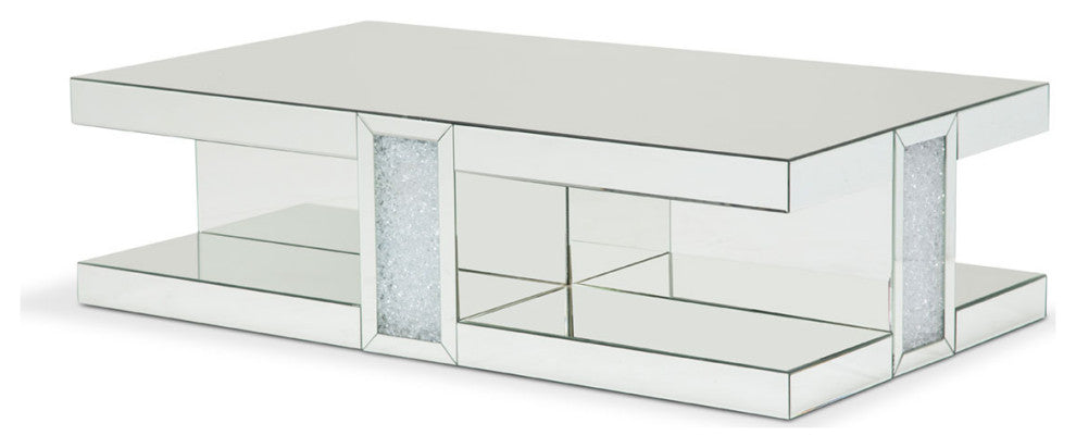 Montreal Rectangular Mirrored Cocktail Table