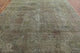 9'x13' Oriental Green Wash Overyded Hand Knotted Wool Floral Area Rug H8882