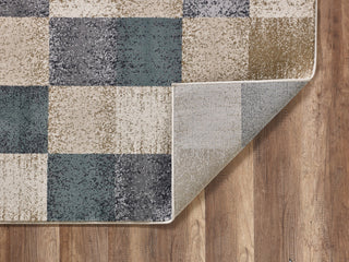 Avalon Checkered Area Rug, Ivory, 7'10 X 9'10