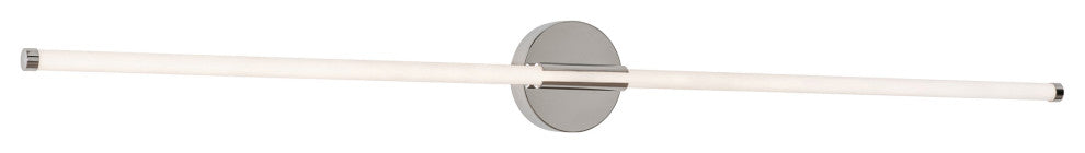 Rusnak 1 Light Bathroom Vanity Light, Polished Chrome