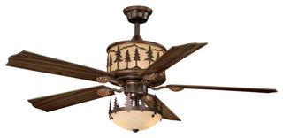Yosemite 56" LED Tree Ceiling Fan Burnished Bronze