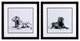 Modern Dog B, 2-Piece Set, Wall Art