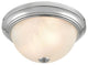 2 Light 11" Chrome Flushmount