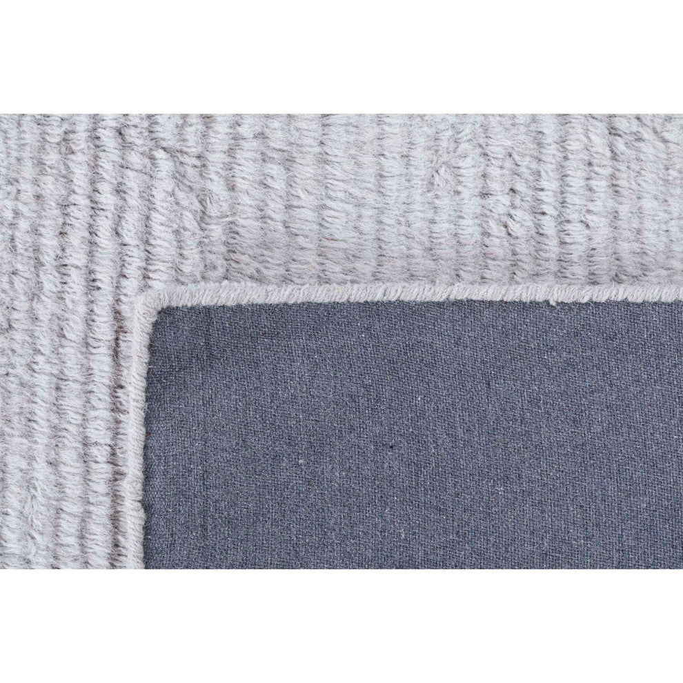 Bliss Solid Area Rug, Gray, 2'x3'