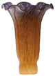 Meyda Lighting 10168 3"W X 5"H Amber/Purple Lily Shade
