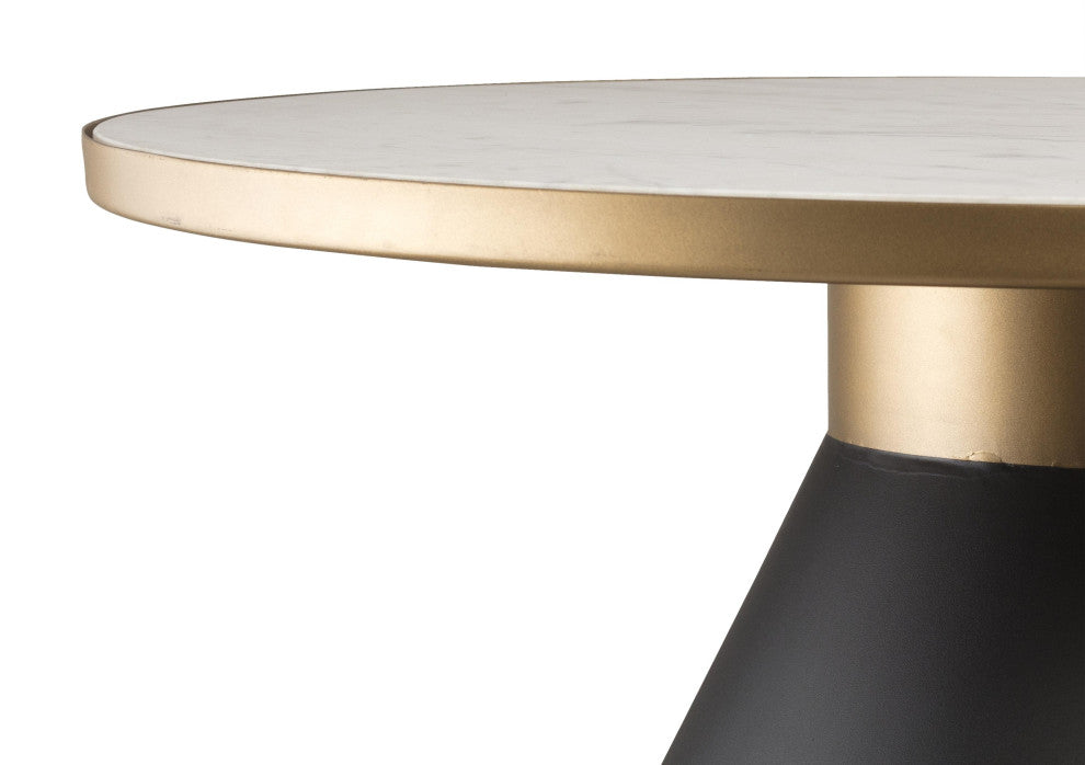 Richard Marble Coffee Table - Black,White