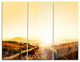 "Beach near Cape Town Panorama" Photo Metal Wall Art, 3 Panels, 36"x28"