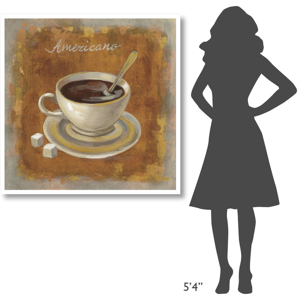"Coffee Time VI" Digital Paper Print by Silvia Vassileva, 42"x42"