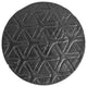 Ebony Gumdrop Cane Print Stool / Side Table