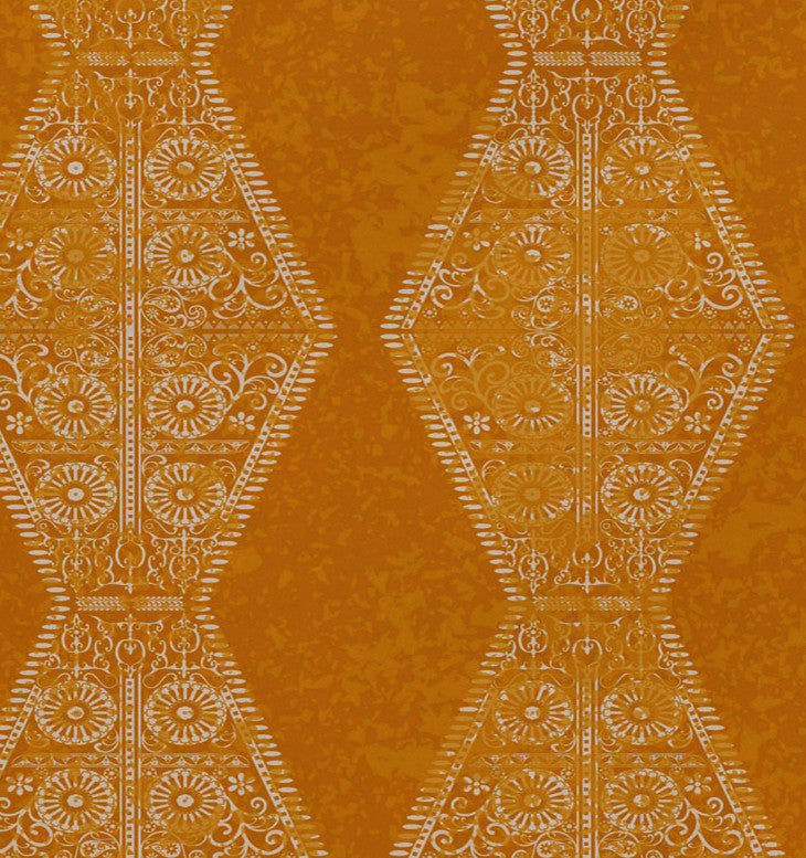 Pyramid Stripe Geometric Print Placemat, Set of 4, Gold