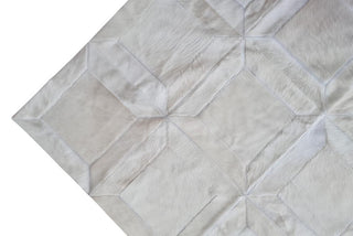 CUBE White Cowhide Rug, 9x12ft