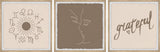 Always Grateful Triptych, 3-Piece Set, 12x12 Panels