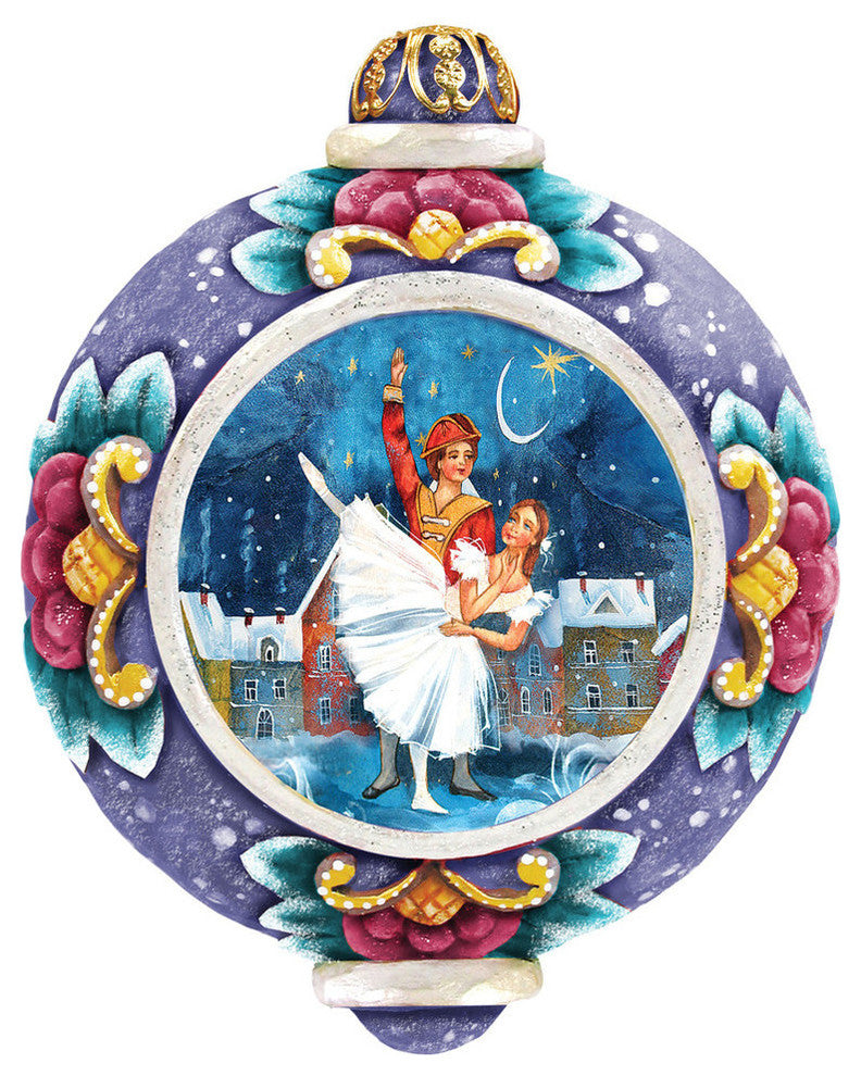 Hand Painted Scenic Ornament Nutcracker Ballet