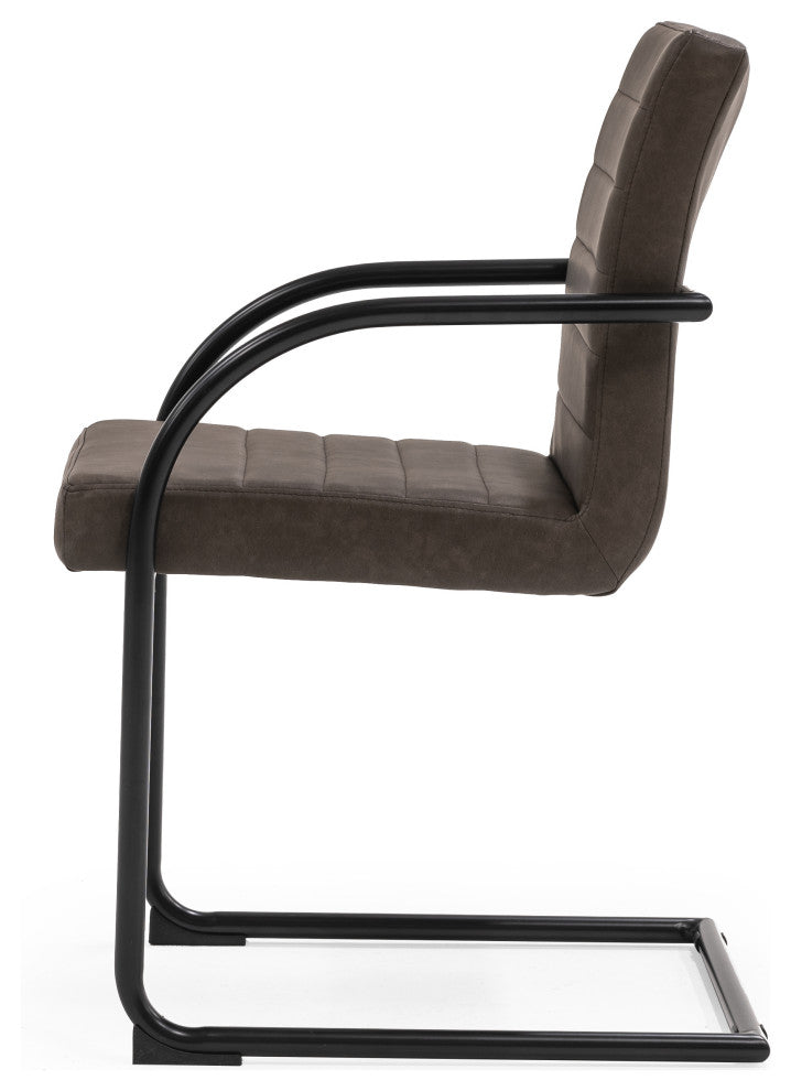 Modrest Ivey Brown Dining Chair, Set of 2