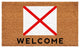 Calloway Mills Nautical Personalized Doormat, Letter V