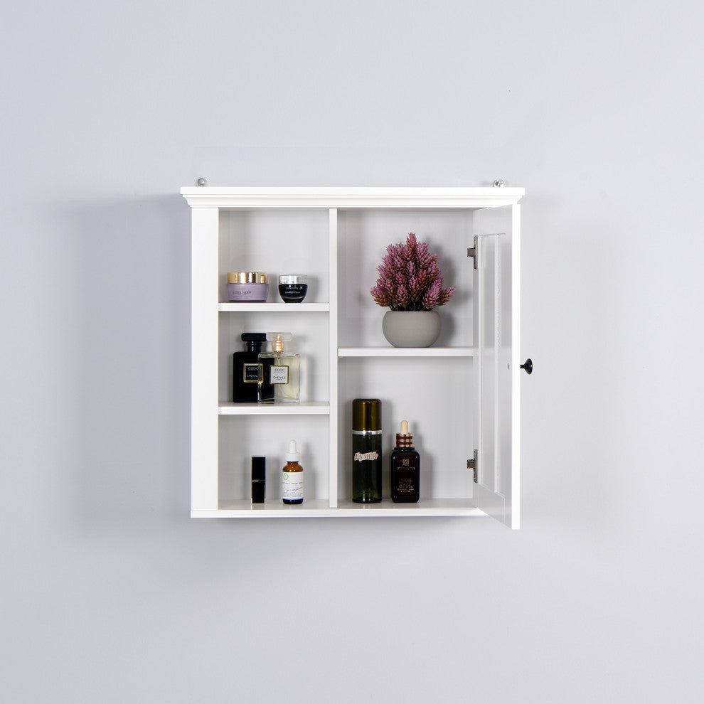 TATEUS bathroom wooden wall cabinet,wall-mounted storage solution 20.86"
