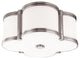 Hudson Valley Chandler Two Light Flush Mount 1212-PN