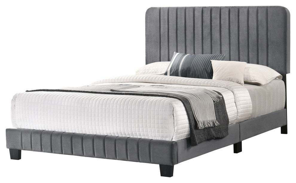 Lodi Bed, Gray, Full